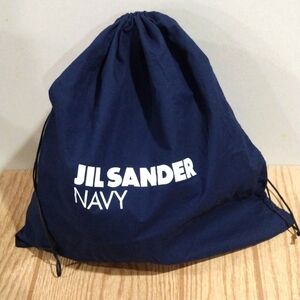 Jil Sander Navy Blue Drawstring Storage Dust Bag 17 x 17-in, Excellent condition